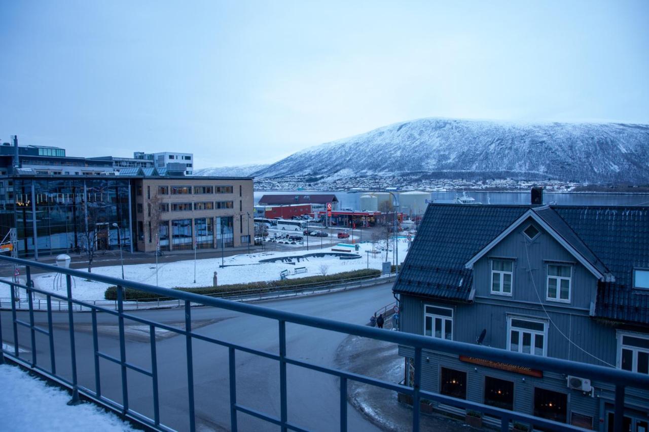 Toppleilighet Med Utsikt I Sentrum Nord 트롬쇠 외부 사진